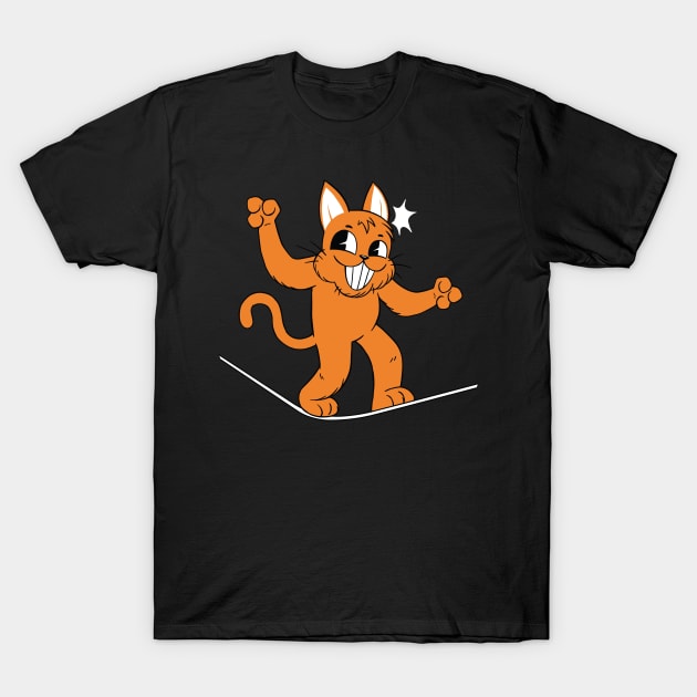 Fontaine Exclusives Devious Cat #157 T-Shirt by Fontaine Exclusives